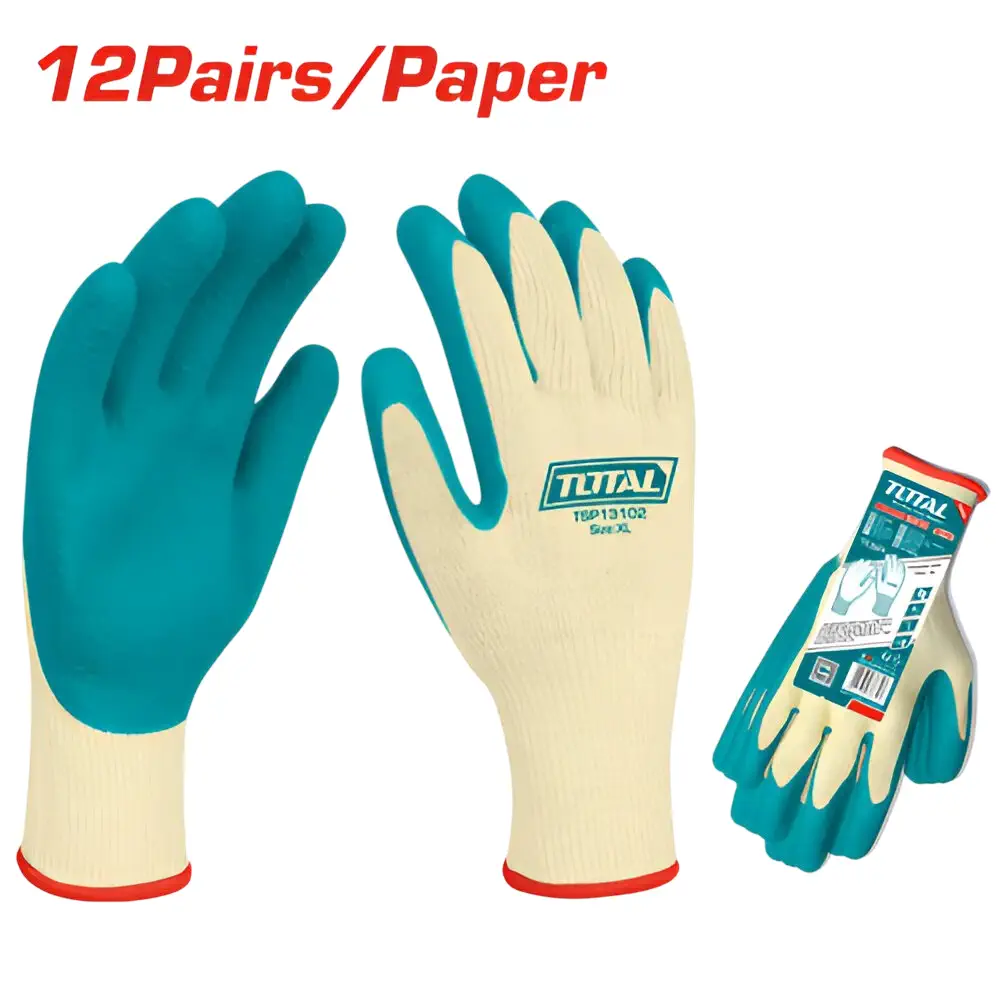 GUANTES DE LATEX-POLYESTER
