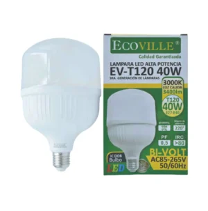 LAMPARA LED ALTA POT. 40W E-27 CALIDA -ECOVILLE