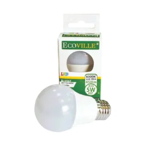 LAMPARA LED BULBO 05W E-27 FRIA - ECOVILLE