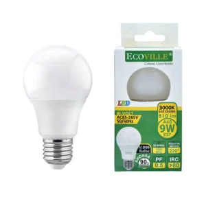 LAMPARA LED BULBO 09W E-27 CALIDA - ECOVILLE