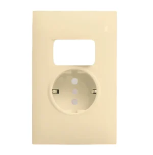 TOMA SCHUKO+1 MODULO CON PLACA