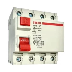DISYUNTOR DIFERENCIAL 4X25A 30MA -STECK