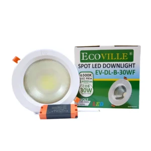 SPOT LED EMB. RED. DOWNLIGTH 30W 6500K FRIA - ECOVILLE