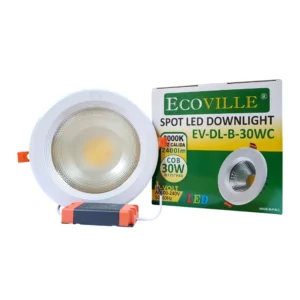 SPOT LED EMB. RED. DOWNLIGTH 30W 3000K CALIDA-ECOVILLE